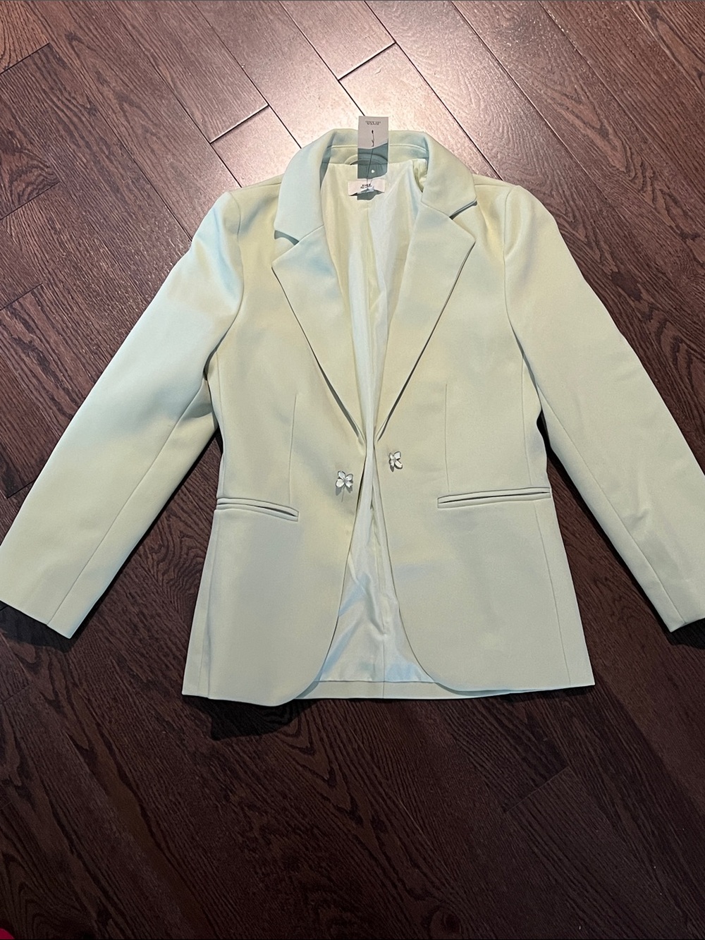 Girl’s Mint Green Tailored Blazer Jacket